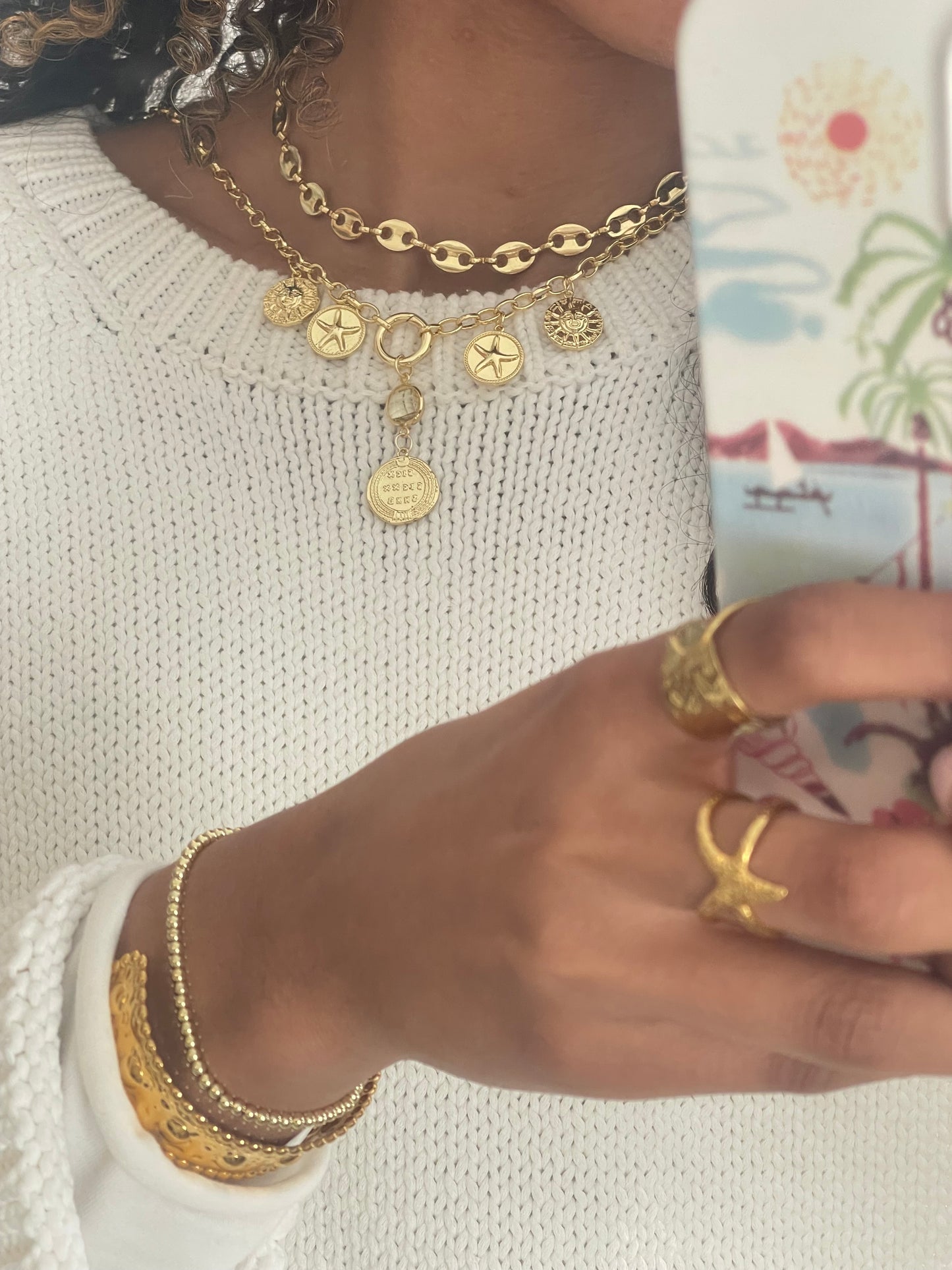 Ring pull necklace