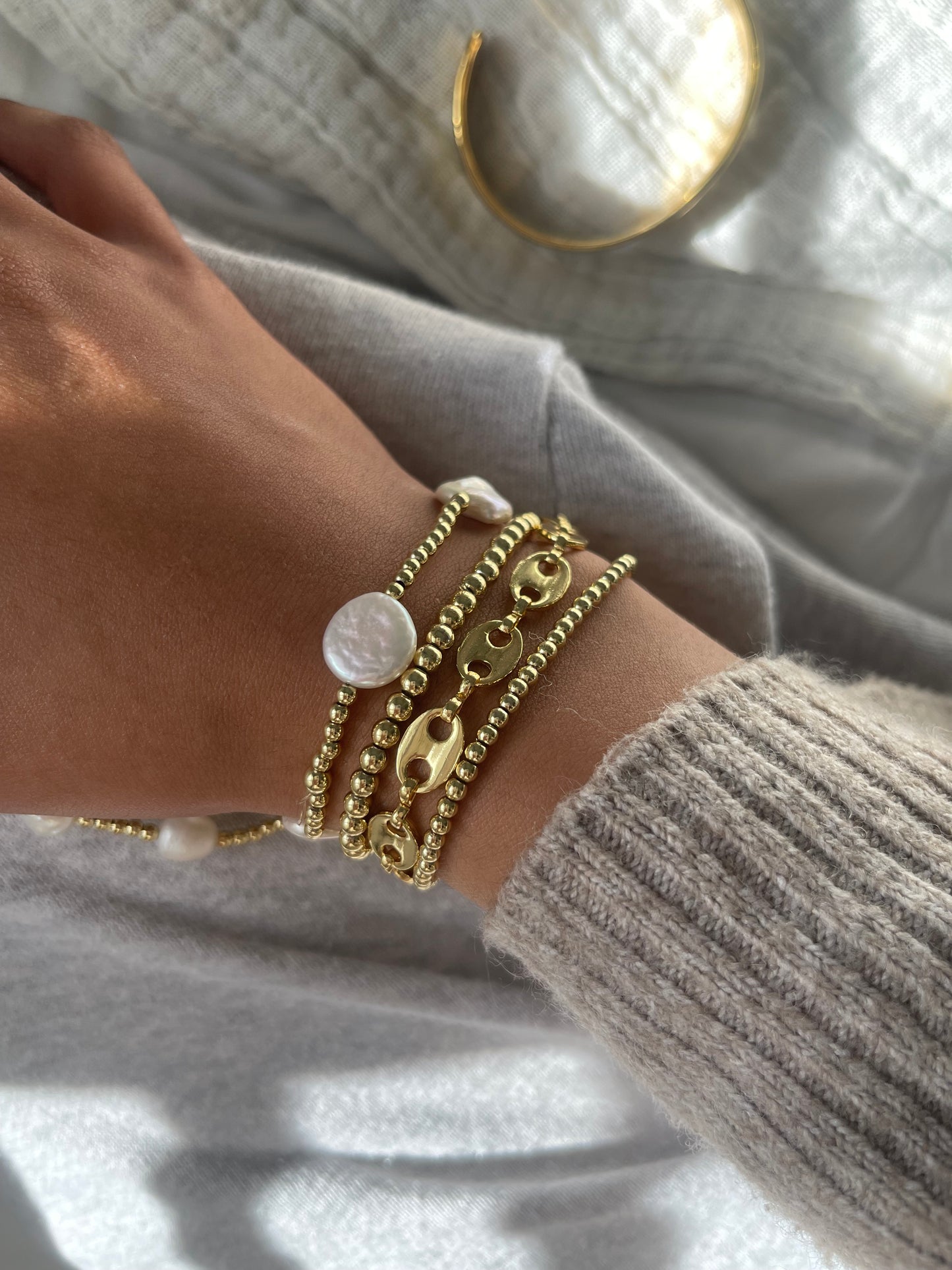 Pearl Beaded Bracelet