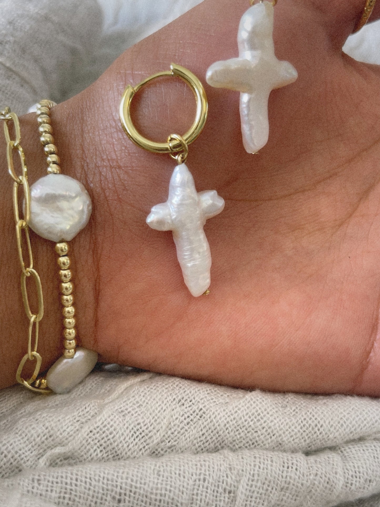 Large Cross Earrings