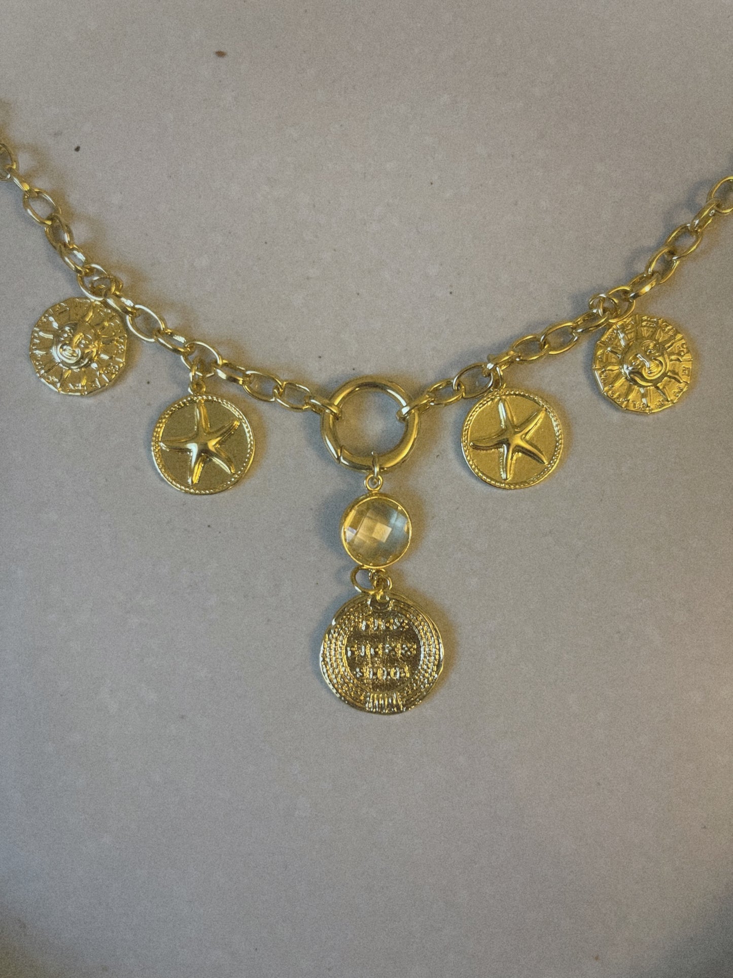 Golden Trinket Necklace